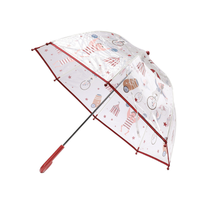8434149316357 Tutete Guarda-Chuva Transparente Circus Show 67cm