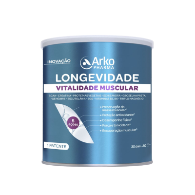 7616375 Arkopharma Longevidade Vitalidade Muscular 285g | Creatina Desporto