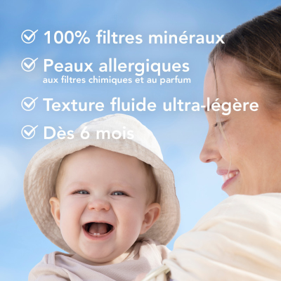 Bioderma Photoderm Mineral Fluido Bebés +6M e Grávidas FPS50+ 75g | Farmácia d'Arrábida