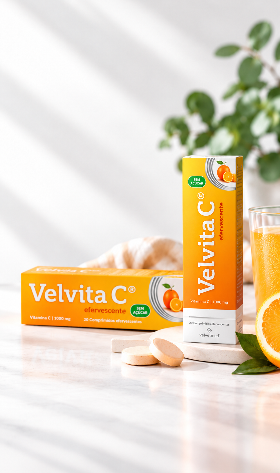 Suplemento de vitamina C Velvita C